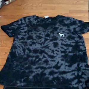Pink Victoria secret tie dye t shirt